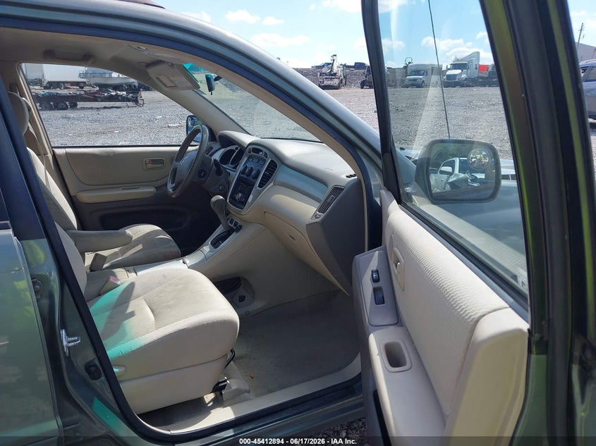 2006 Toyota Highlander VIN JTEDP21A060102404 IAAI salvage auction — FRONT END, Clear (Tennessee), sold $600 on 2026-07-16 (photo 5)