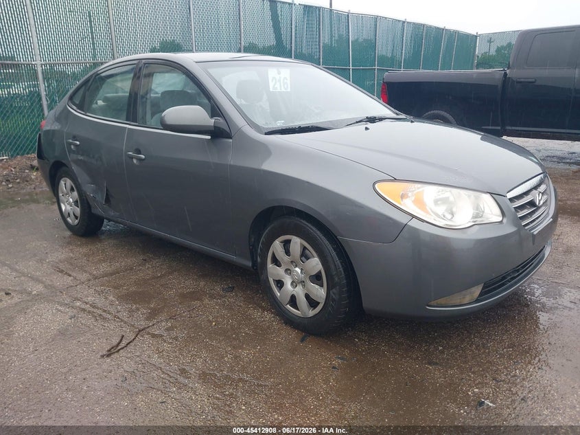 2008 Hyundai Elantra VIN KMHDU46D38U578536 IAAI salvage auction — RIGHT SIDE, Clear (Indiana), sold $325 on 2026-07-14 (photo 1)