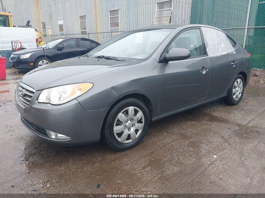 2008 Hyundai Elantra VIN KMHDU46D38U578536 IAAI salvage auction — RIGHT SIDE, Clear (Indiana), sold $325 on 2026-07-14 (photo 2)
