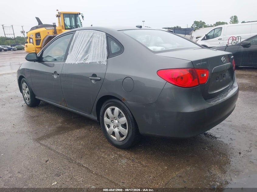 2008 Hyundai Elantra VIN KMHDU46D38U578536 IAAI salvage auction — RIGHT SIDE, Clear (Indiana), sold $325 on 2026-07-14 (photo 3)