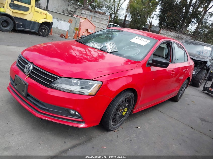 2017 Volkswagen Jetta VIN 3VWD17AJ3HM394484 IAAI salvage auction — LEFT FRONT, Salvage Title, sold $3,050 on 2026-07-12 (photo 2)