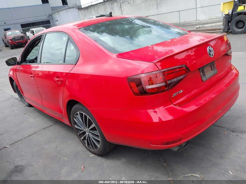 2017 Volkswagen Jetta VIN 3VWD17AJ3HM394484 IAAI salvage auction — LEFT FRONT, Salvage Title, sold $3,050 on 2026-07-12 (photo 3)