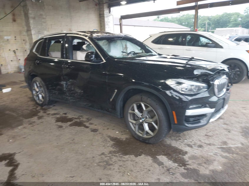 2020 BMW X3 VIN 5UXTY3C0XLLU71299 IAAI salvage auction — ROLLOVER, Salvage Title, sold $2,500 on 2026-07-28 (photo 1)