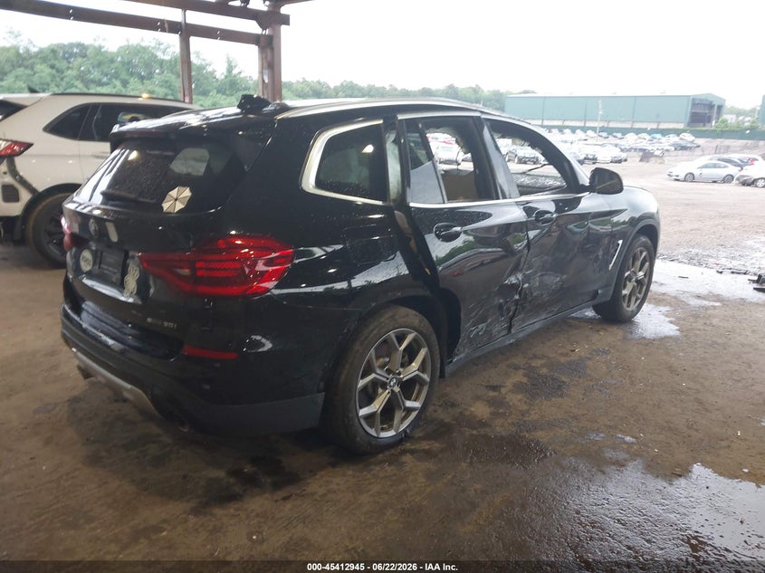 2020 BMW X3 VIN 5UXTY3C0XLLU71299 IAAI salvage auction — ROLLOVER, Salvage Title, sold $2,500 on 2026-07-28 (photo 4)