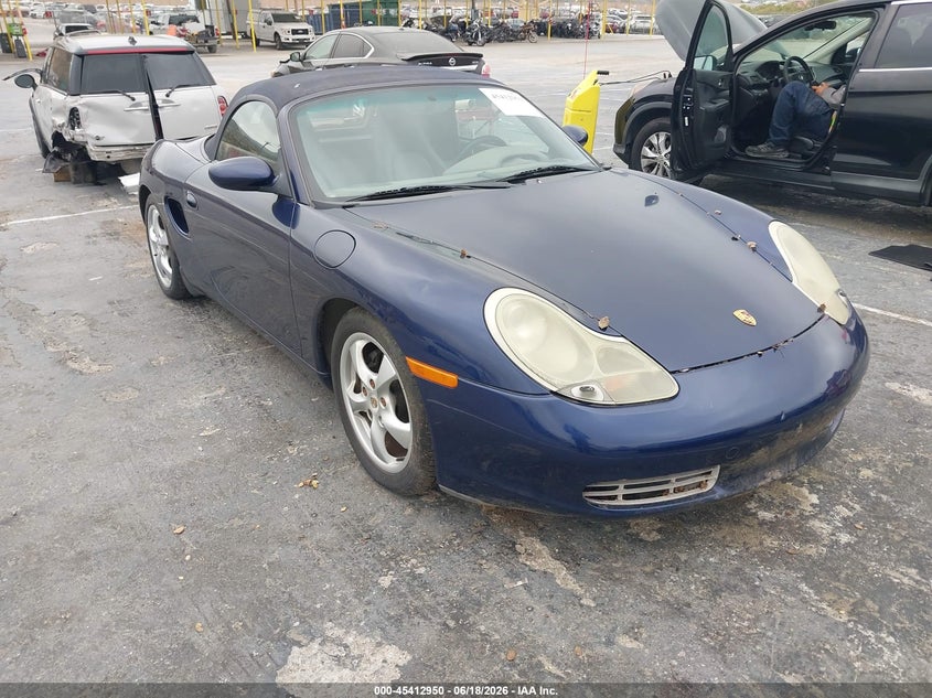 2002 Porsche Boxster VIN WP0CA29812U625131 IAAI salvage auction — NORMAL WEAR, Clear - Dealer Only (California), sold $125 on 2026-07-22 (photo 1)