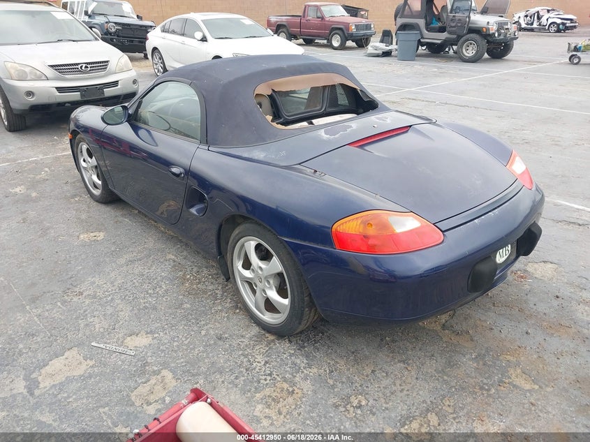 2002 Porsche Boxster VIN WP0CA29812U625131 IAAI salvage auction — NORMAL WEAR, Clear - Dealer Only (California), sold $125 on 2026-07-22 (photo 3)