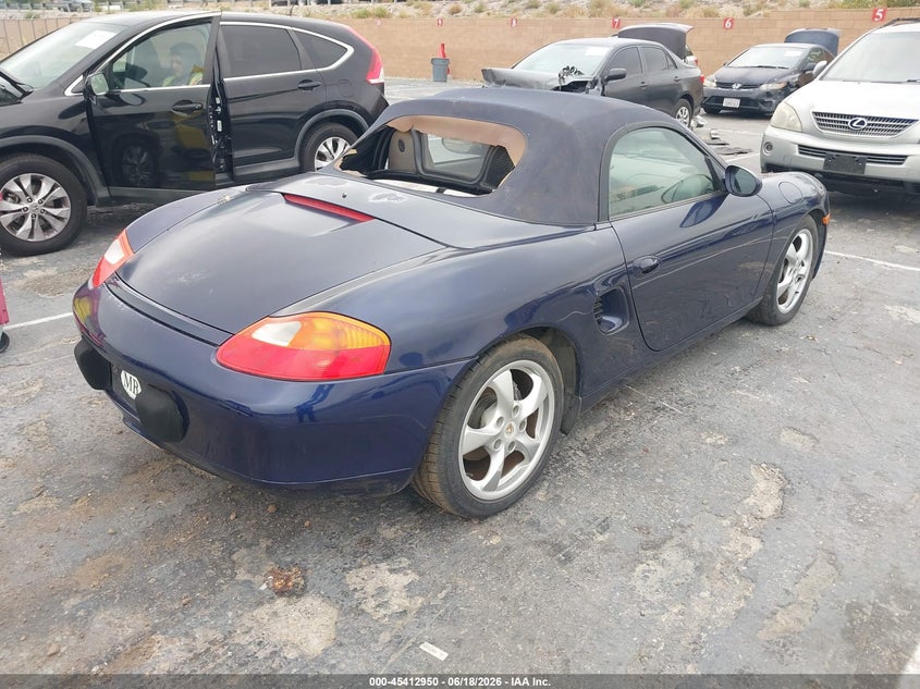 2002 Porsche Boxster VIN WP0CA29812U625131 IAAI salvage auction — NORMAL WEAR, Clear - Dealer Only (California), sold $125 on 2026-07-22 (photo 4)