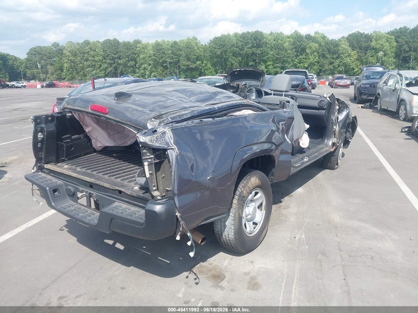 2018 Toyota Tacoma VIN 5TFRX5GN0JX117202 IAAI salvage auction — ROLLOVER, Salvage (North Carolina), sold $3,100 on 2026-07-15 (photo 4)
