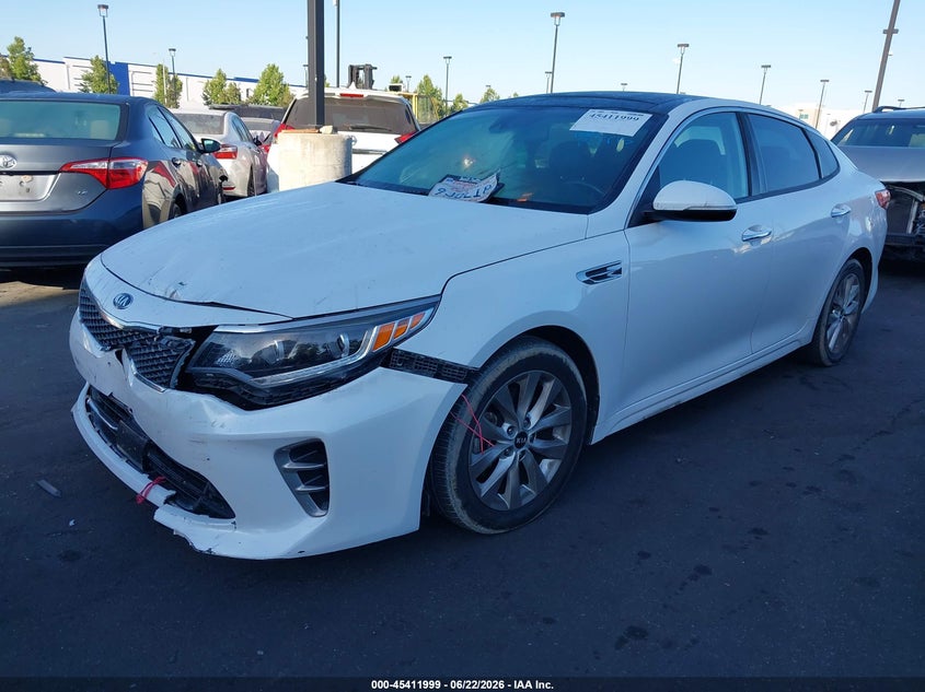2017 Kia Optima VIN 5XXGU4L31HG135692 IAAI salvage auction — FRONT END, Salvage Certificate (California), sold $2,250 on 2026-07-26 (photo 2)