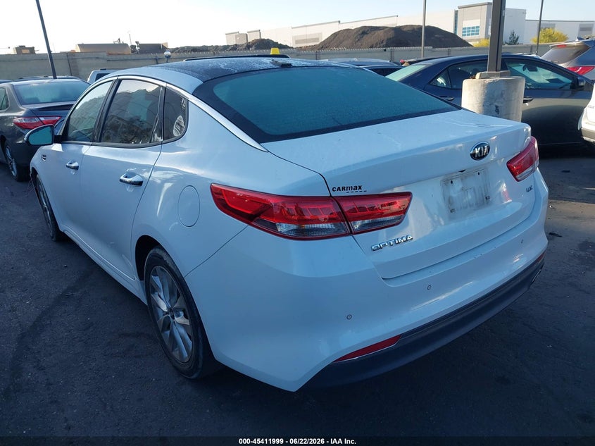 2017 Kia Optima VIN 5XXGU4L31HG135692 IAAI salvage auction — FRONT END, Salvage Certificate (California), sold $2,250 on 2026-07-26 (photo 3)