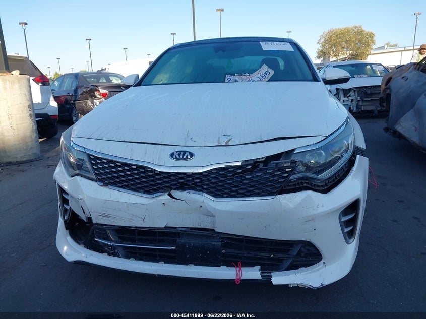 2017 Kia Optima VIN 5XXGU4L31HG135692 IAAI salvage auction — FRONT END, Salvage Certificate (California), sold $2,250 on 2026-07-26 (photo 6)