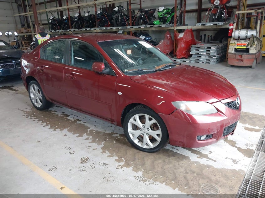 2009 Mazda 3 VIN JM1BK32F491216298 IAAI salvage auction — LEFT & RIGHT, Clear (Michigan), sold $550 on 2026-07-20 (photo 1)