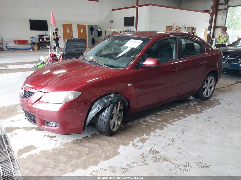 2009 Mazda 3 VIN JM1BK32F491216298 IAAI salvage auction — LEFT & RIGHT, Clear (Michigan), sold $550 on 2026-07-20 (photo 2)