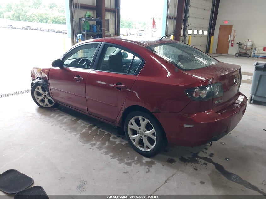 2009 Mazda 3 VIN JM1BK32F491216298 IAAI salvage auction — LEFT & RIGHT, Clear (Michigan), sold $550 on 2026-07-20 (photo 3)
