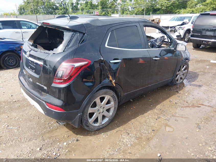 2017 Buick Encore VIN KL4CJHSB7HB193961 IAAI salvage auction — TOTAL BURN, Salvage (Ohio), sold $250 on 2026-07-09 (photo 4)