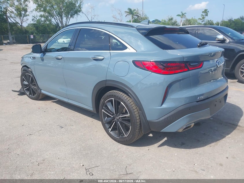 2022 Infiniti Qx55 VIN 3PCAJ5J33NF105227 IAAI salvage auction — FRONT END, Salvage Title, sold $10,200 on 2026-07-27 (photo 3)