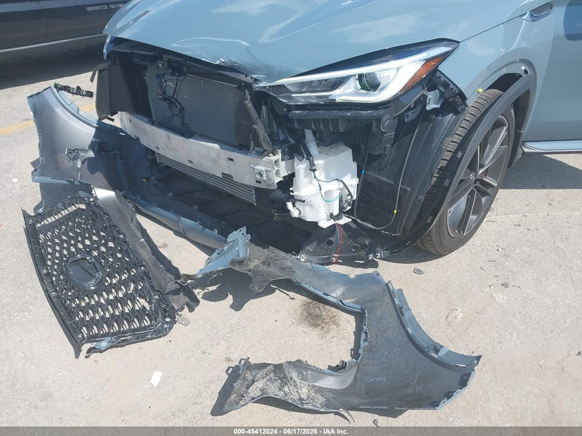 2022 Infiniti Qx55 VIN 3PCAJ5J33NF105227 IAAI salvage auction — FRONT END, Salvage Title, sold $10,200 on 2026-07-29 (photo 6)