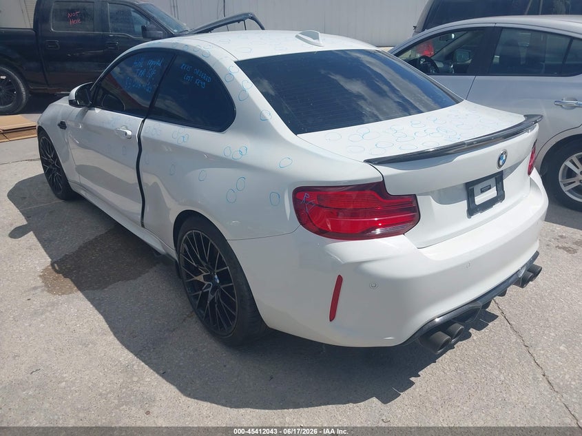 2019 BMW M2 VIN WBS2U7C54K7D01860 IAAI salvage auction — HAIL, Clear (Arizona), sold $18,450 on 2026-07-29 (photo 3)