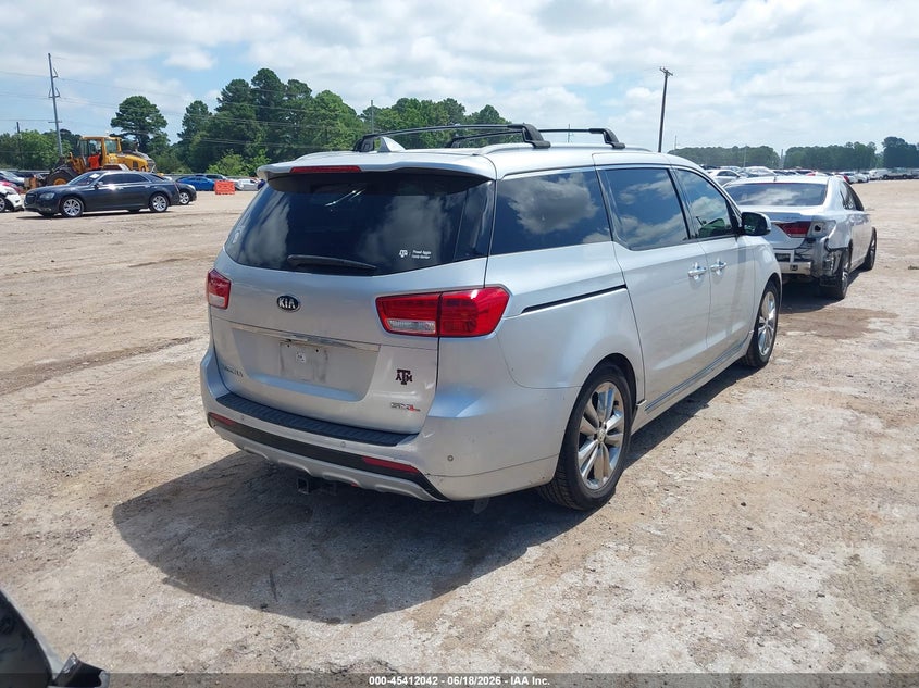 2016 Kia SEDONA VIN KNDME5C13G6123917 IAAI salvage auction — NORMAL WEAR, Original (Texas), sold $1,700 on 2026-07-09 (photo 4)