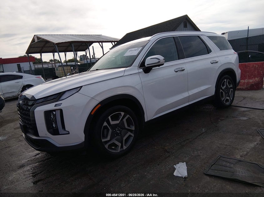 2024 Hyundai Palisade VIN KM8R4DGE5RU681746 IAAI salvage auction — RIGHT SIDE, Salvage - Greater Than 75% (Maryland), sold $14,250 on 2026-09-03 (photo 2)