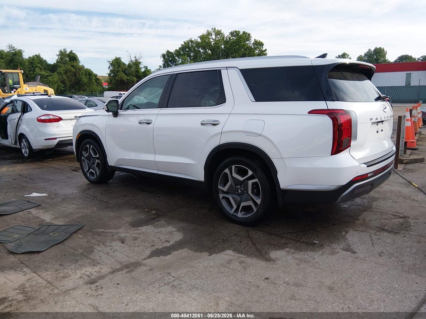 2024 Hyundai Palisade VIN KM8R4DGE5RU681746 IAAI salvage auction — RIGHT SIDE, Salvage - Greater Than 75% (Maryland), sold $14,250 on 2026-09-03 (photo 3)