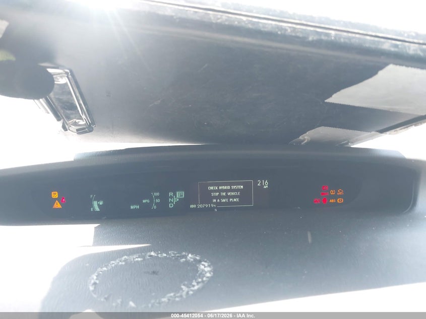 2015 Toyota Prius VIN JTDKN3DU6F0420024 IAAI salvage auction — FRONT & REAR, Salvage (California), sold $500 on 2026-07-06 (photo 7)