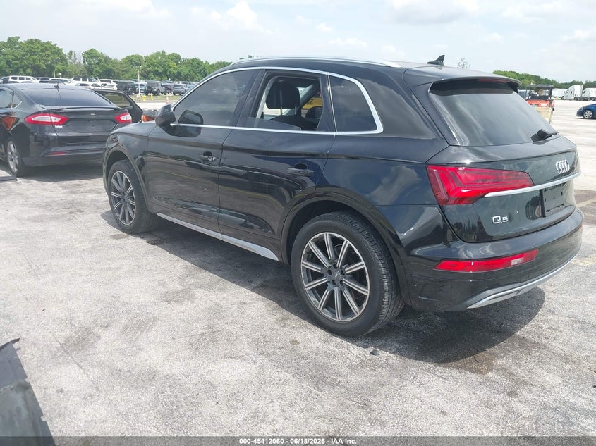 2023 Audi Q5 VIN WA1ABAFY8P2001147 IAAI salvage auction — FRONT END, Rebuildable (Florida), sold $10,100 on 2026-07-30 (photo 3)
