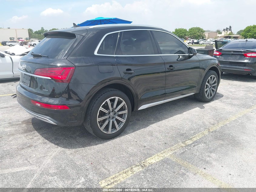 2023 Audi Q5 VIN WA1ABAFY8P2001147 IAAI salvage auction — FRONT END, Rebuildable (Florida), sold $10,100 on 2026-07-30 (photo 4)