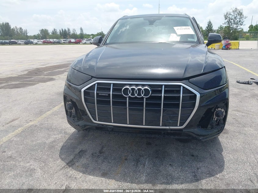 2023 Audi Q5 VIN WA1ABAFY8P2001147 IAAI salvage auction — FRONT END, Rebuildable (Florida), sold $10,100 on 2026-07-30 (photo 6)