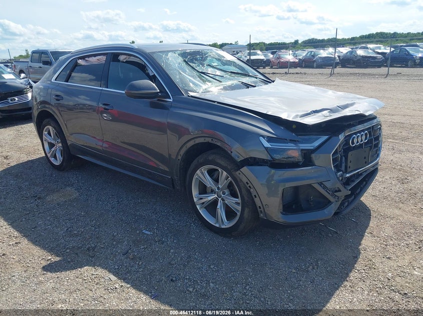 2019 Audi Q8 VIN WA1BVAF16KD010697 — IAAI salvage auction photo