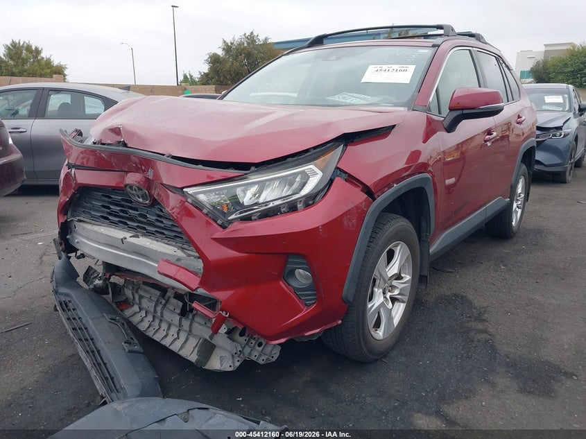 2019 Toyota Rav 4 VIN JTMW1RFV7KJ014568 IAAI salvage auction — FRONT END, Salvage Title, sold $4,850 on 2026-07-23 (photo 2)