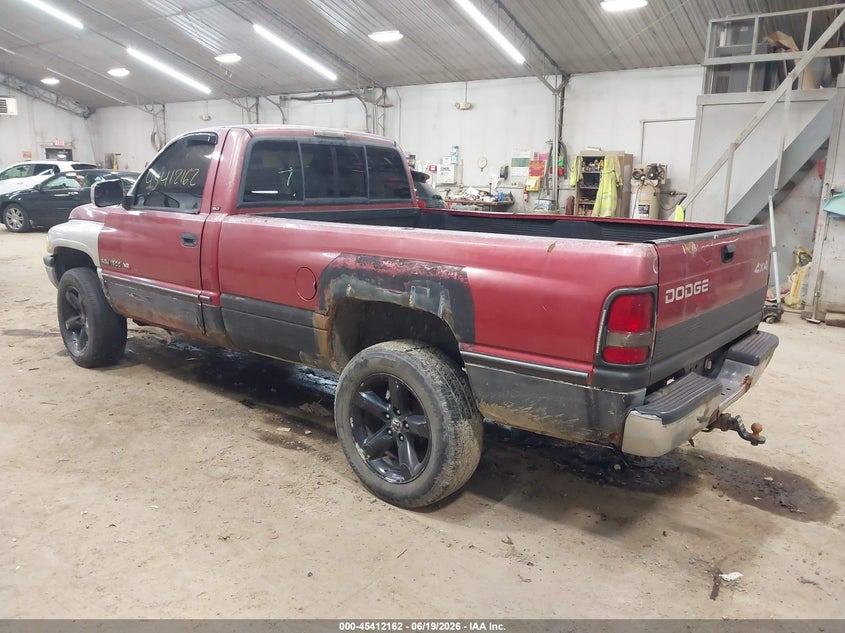1997 Dodge Ram 1500 VIN 1B7HF16Y7VS290527 IAAI salvage auction — NORMAL WEAR, Clear (Pennsylvania), sold $250 on 2026-07-09 (photo 3)