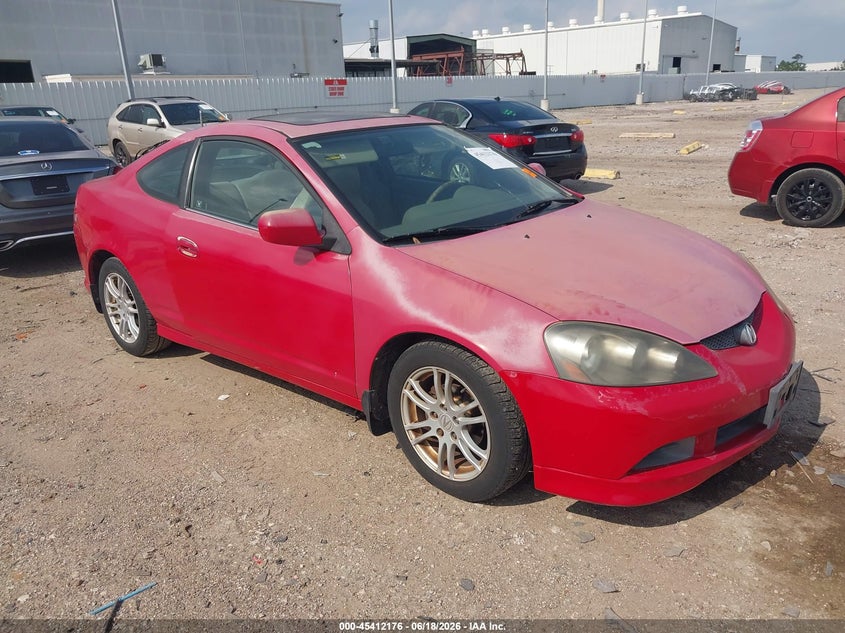 2005 Acura Rsx VIN JH4DC54835S004754 IAAI salvage auction — LEFT SIDE, Salvage (Texas), sold $475 on 2026-07-09 (photo 1)