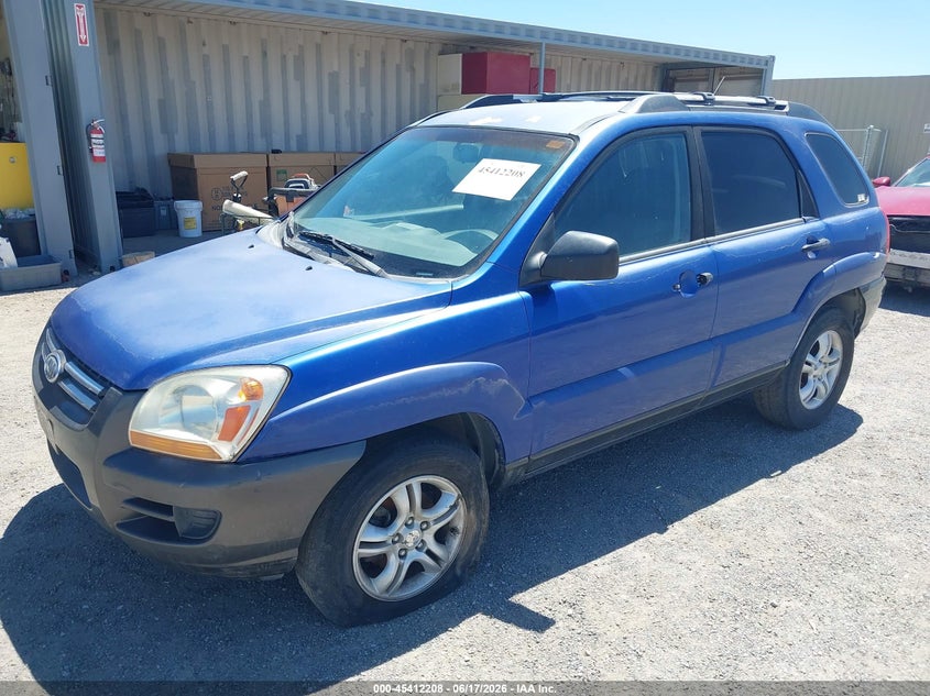 2005 Kia Sportage VIN KNDJF723157128362 IAAI salvage auction — NORMAL WEAR, Clear (California), sold $375 on 2026-07-09 (photo 2)