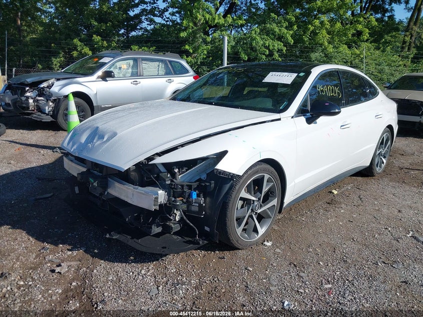 2021 Hyundai Sonata VIN 5NPEJ4J26MH124972 IAAI salvage auction — FRONT END, Salvage (Indiana), sold $5,500 on 2026-08-01 (photo 6)
