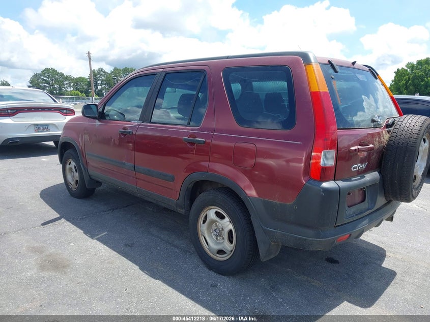 2003 Honda Cr-v VIN SHSRD68453U100437 IAAI salvage auction — NORMAL WEAR, Clear (Georgia), sold $700 on 2026-07-29 (photo 3)