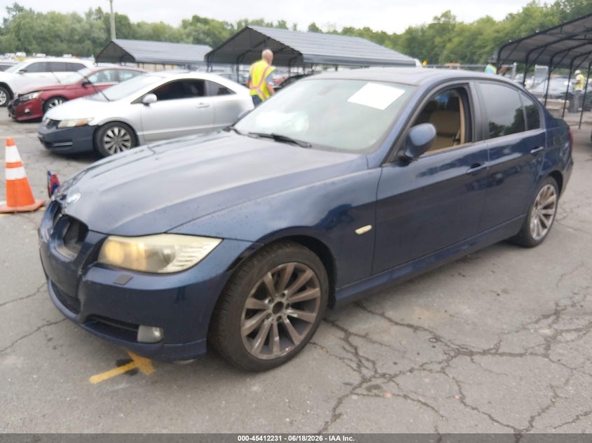 2011 BMW 3 series VIN WBAPK5C57BA658244 IAAI salvage auction — RIGHT FRONT, Salvage (Connecticut), sold $500 on 2026-07-09 (photo 2)