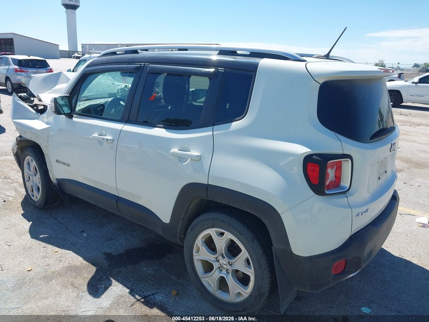 2016 Jeep Renegade VIN ZACCJBDT5GPC74244 IAAI salvage auction — FRONT END, Salvage (Iowa), sold $25 on 2026-07-28 (photo 3)