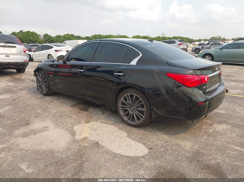2017 Infiniti Q50 VIN JN1EV7AR0HM841319 IAAI salvage auction — NORMAL WEAR, Salvage (Florida), sold $1,000 on 2026-07-16 (photo 3)