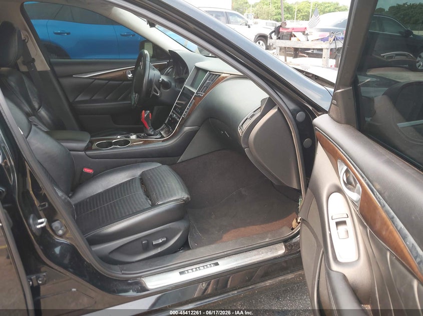 2017 Infiniti Q50 VIN JN1EV7AR0HM841319 IAAI salvage auction — NORMAL WEAR, Salvage (Florida), sold $1,000 on 2026-07-16 (photo 5)