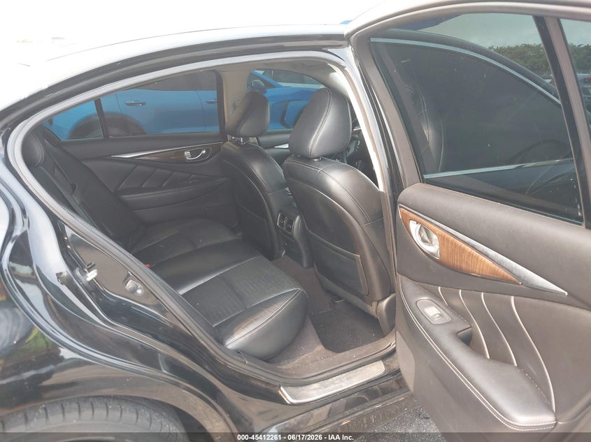 2017 Infiniti Q50 VIN JN1EV7AR0HM841319 IAAI salvage auction — NORMAL WEAR, Salvage (Florida), sold $1,000 on 2026-07-16 (photo 8)