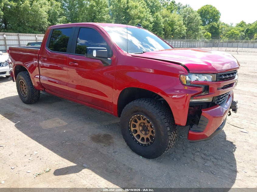 2020 Chevrolet Silverado 1500 VIN 1GCUYEED1LZ132493 IAAI salvage auction — FRONT END, Salvage (Tennessee), sold $12,000 on 2026-08-19 (photo 1)