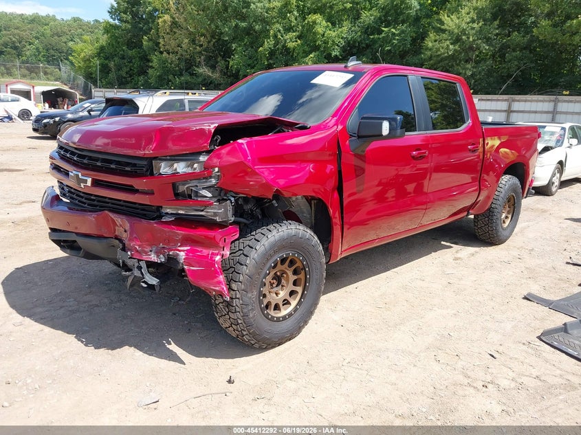 2020 Chevrolet Silverado 1500 VIN 1GCUYEED1LZ132493 IAAI salvage auction — FRONT END, Salvage (Tennessee), sold $12,000 on 2026-08-19 (photo 2)