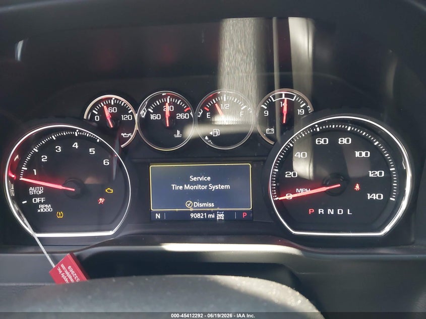 2020 Chevrolet Silverado 1500 VIN 1GCUYEED1LZ132493 IAAI salvage auction — FRONT END, Salvage (Tennessee), sold $12,000 on 2026-08-19 (photo 7)