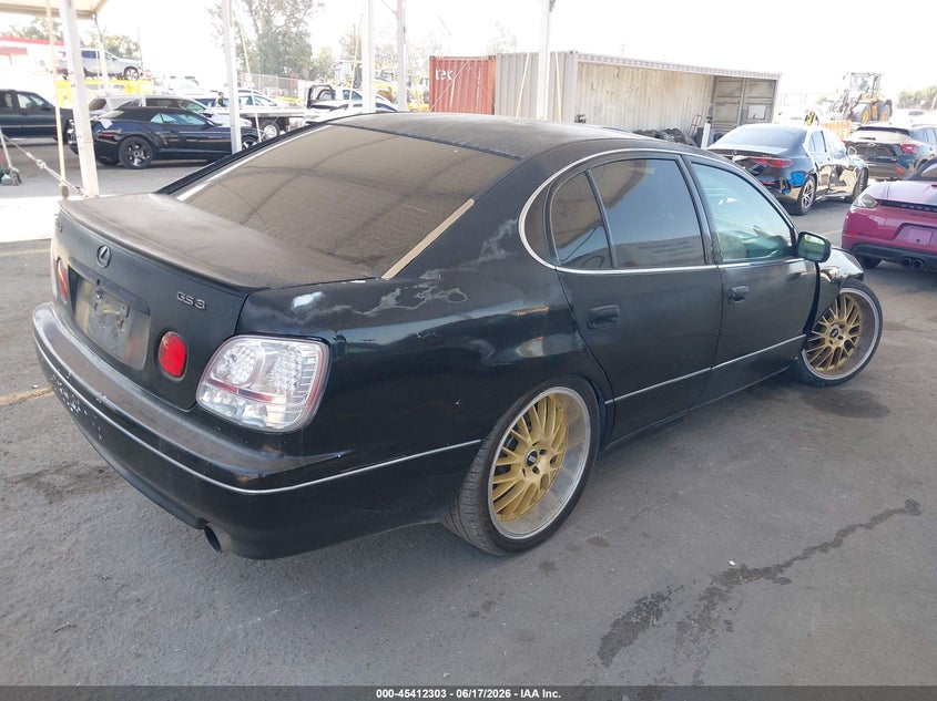 2003 Lexus Gs 300 VIN JT8BD69SX30188307 IAAI salvage auction — RIGHT FRONT, Salvage (California), sold $450 on 2026-07-22 (photo 4)