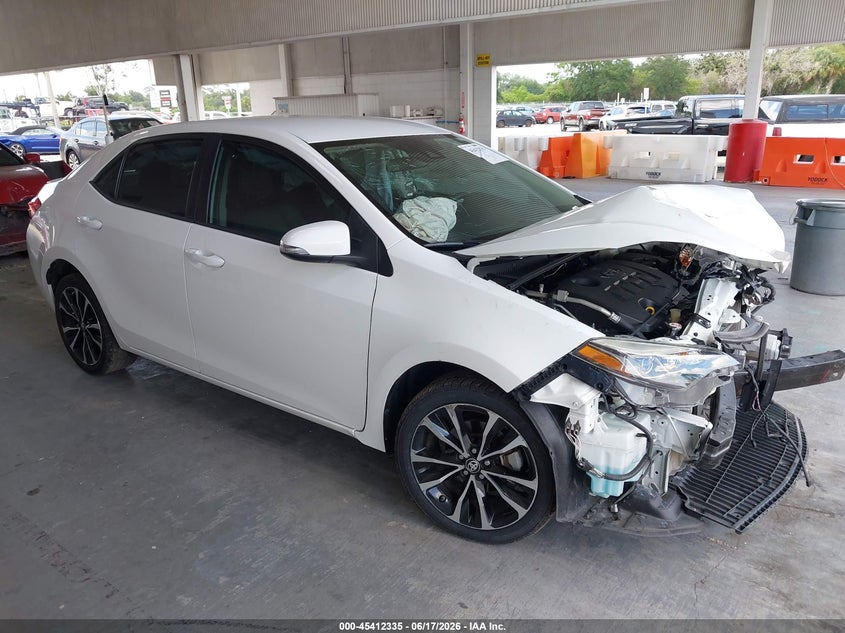 2019 Toyota Corolla VIN 5YFBURHE9KP907002 IAAI salvage auction — FRONT END, Rebuildable (Florida), sold $1,500 on 2026-07-08 (photo 1)