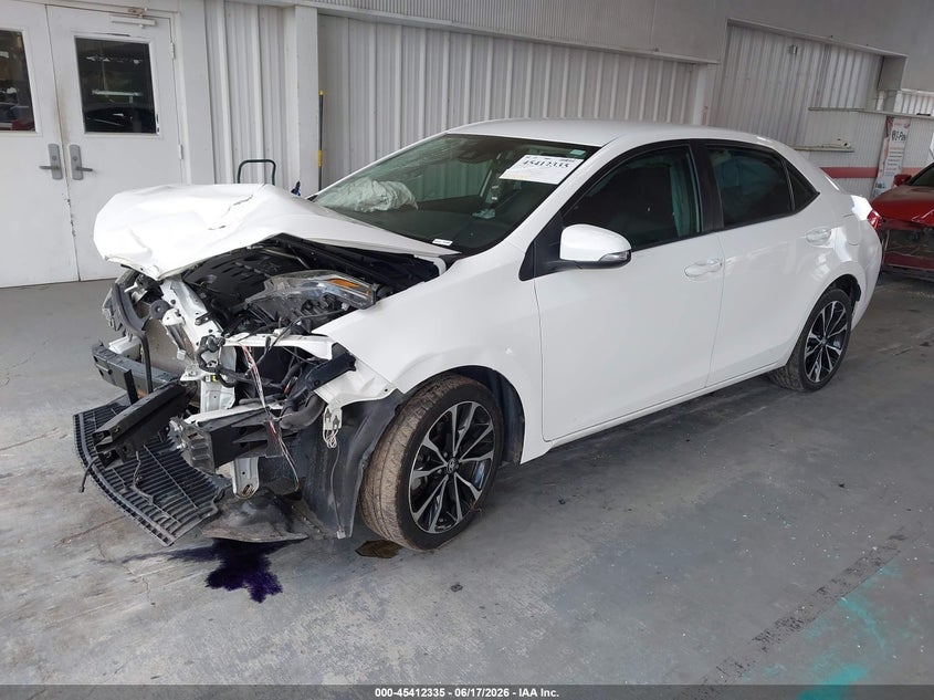 2019 Toyota Corolla VIN 5YFBURHE9KP907002 IAAI salvage auction — FRONT END, Rebuildable (Florida), sold $1,500 on 2026-07-08 (photo 2)