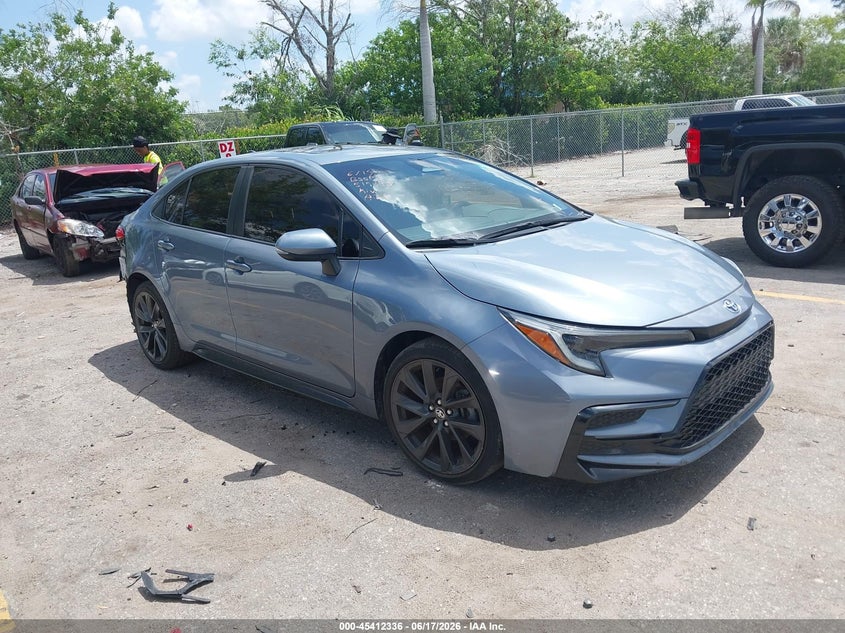 2023 Toyota Corolla VIN JTDP4MCE5P3515943 IAAI salvage auction — REAR END, Salvage Title, sold $8,600 on 2026-07-20 (photo 1)