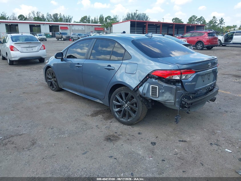 2023 Toyota Corolla VIN JTDP4MCE5P3515943 IAAI salvage auction — REAR END, Salvage Title, sold $8,600 on 2026-07-20 (photo 3)
