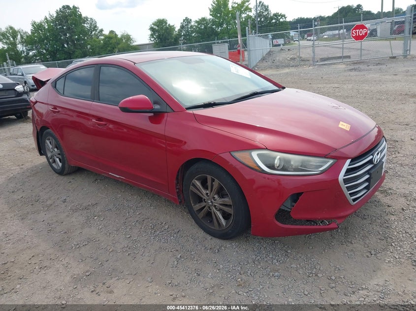 2017 Hyundai Elantra VIN KMHD84LF3HU142523 IAAI salvage auction — REAR END, Clear (Virginia), sold $775 on 2026-07-24 (photo 1)
